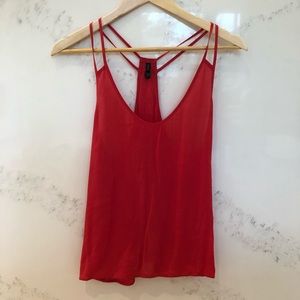 Red talula tank top size small